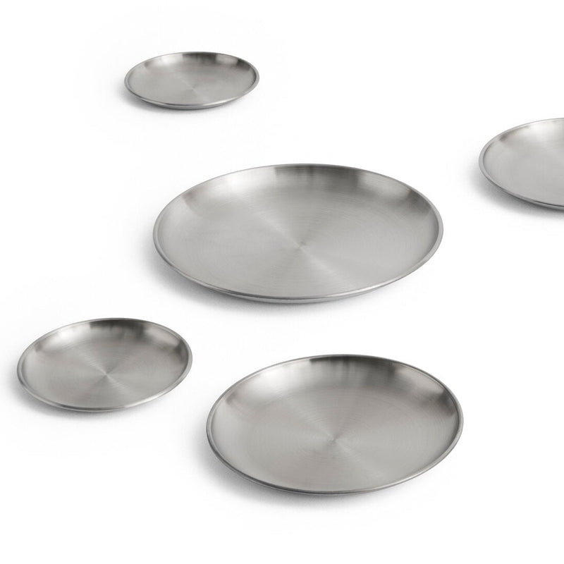 Outdoor Market Steel Plate - Medium - Set Of 2