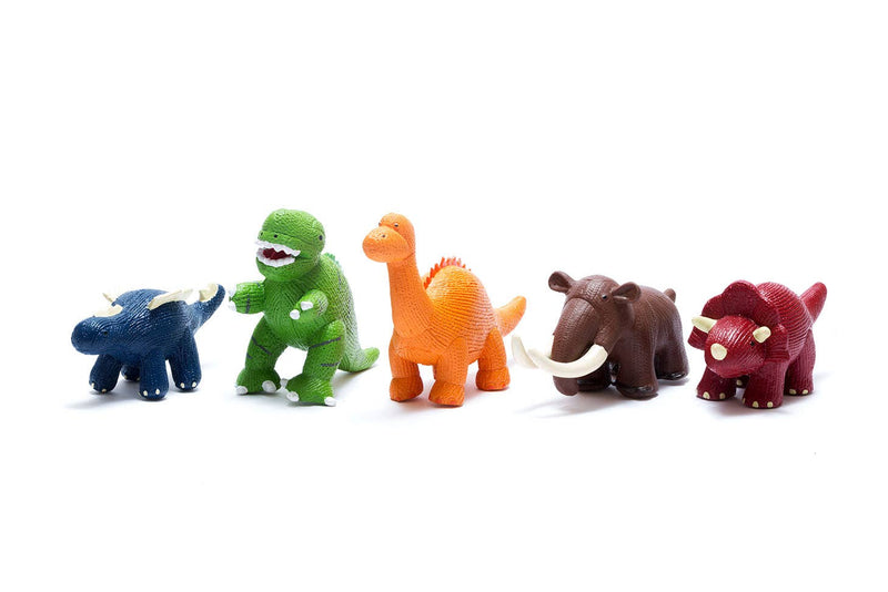 Natural Rubber T Rex Bath Toy and Teether