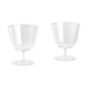 Curve Stem Glass - Set of 2 - Small - Clear