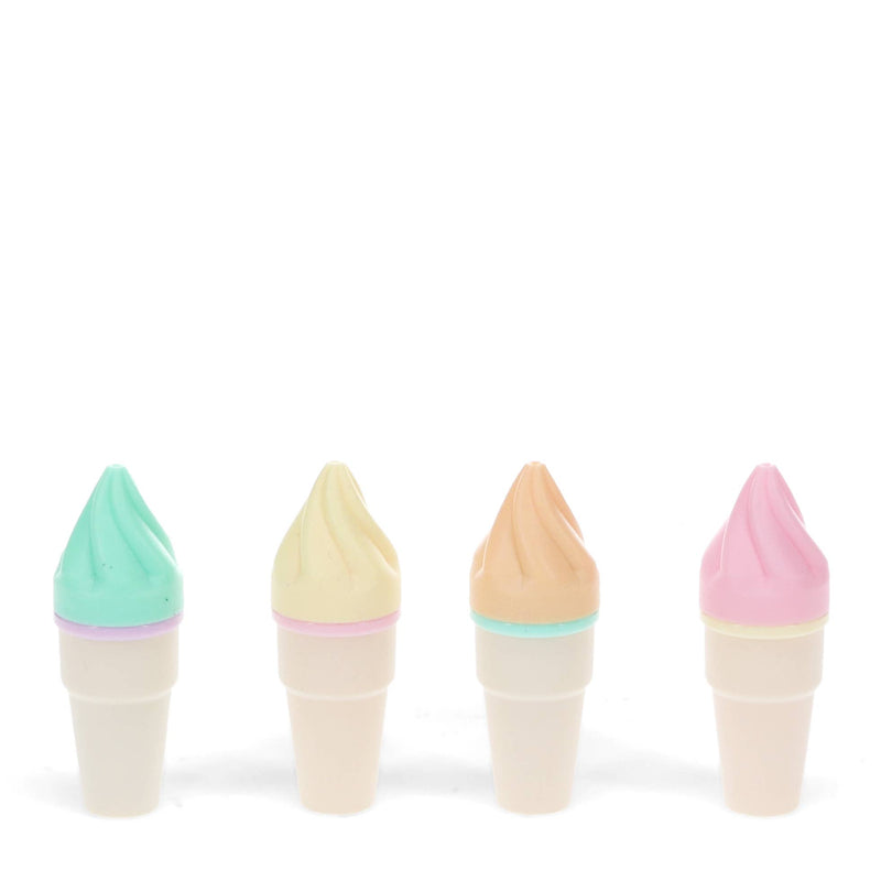 Mini Ice Cream Highlighters - Set of Four