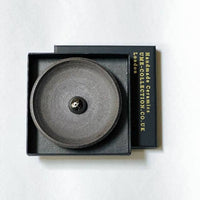 Incense & Smudging Dish - Black Stoneware and Gold Dome