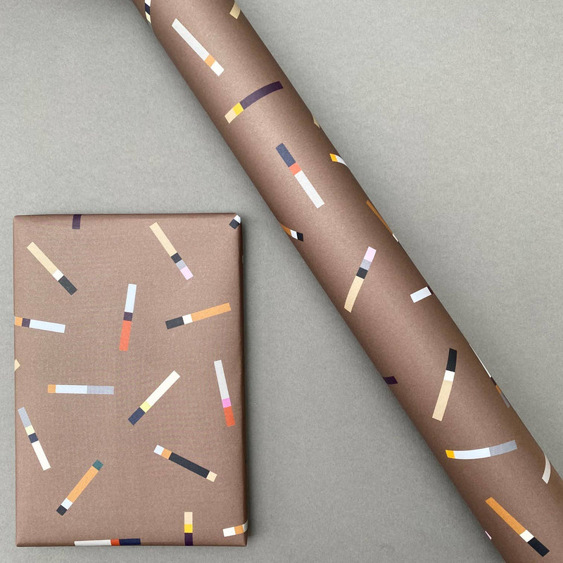 Pavilion - Colour Blocking Abstract Geometric Gift Wrap