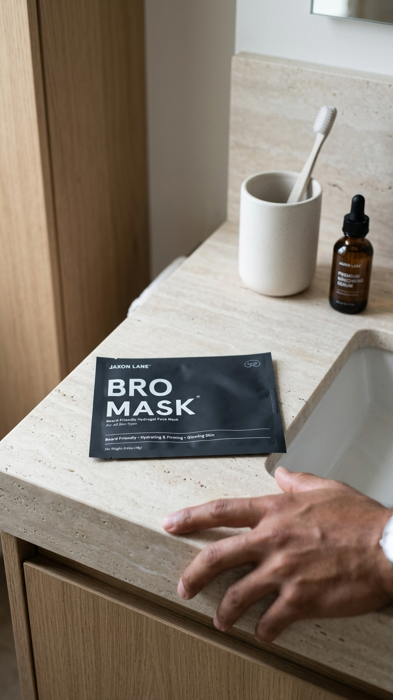 Bro Mask Half Mask Beard Friendly Sheet Mask (Single)