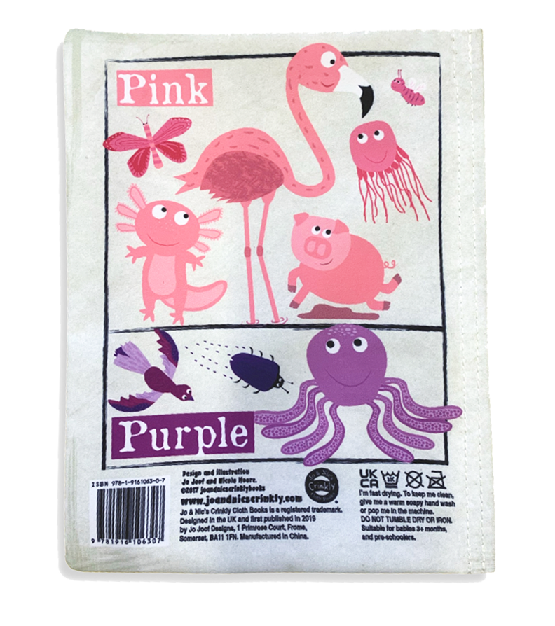 Nursery Times Crinkly Cloth Newspaper - Colourful Creatures
