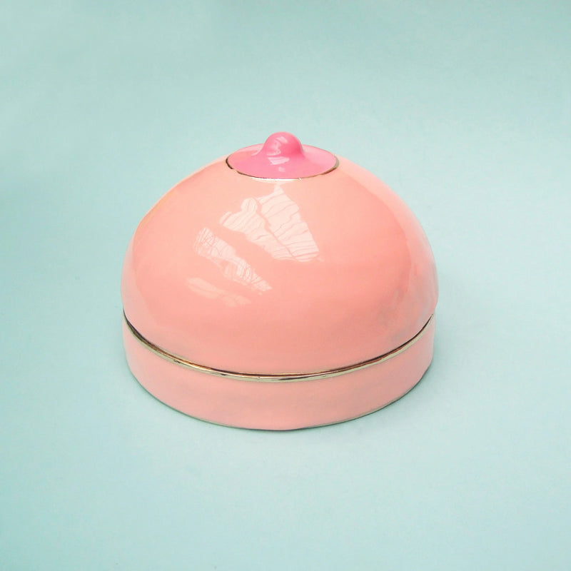 Cou Cou Suzette -White Boob Jewel Dish