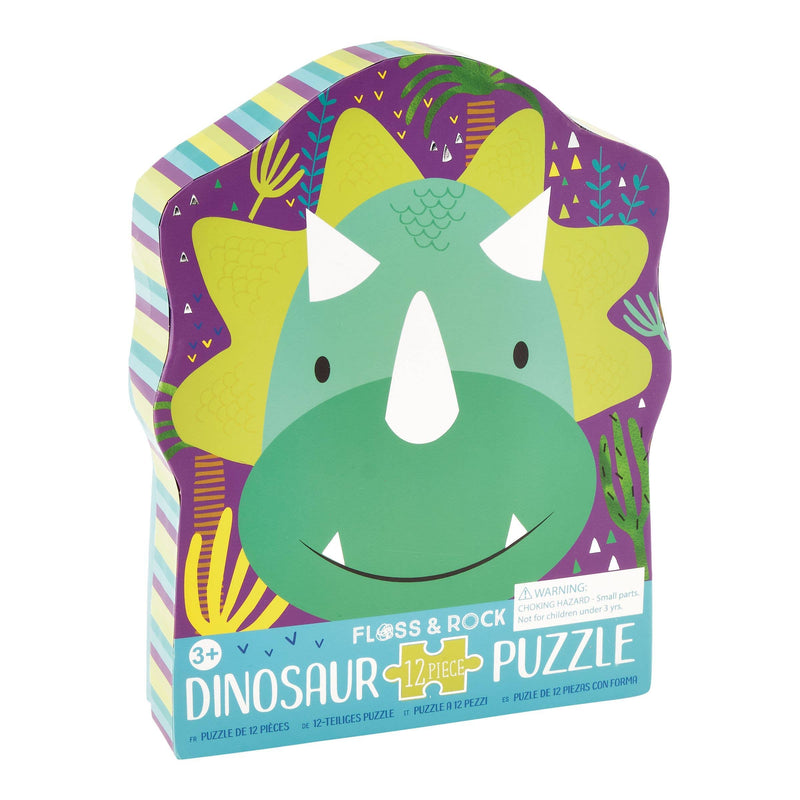 Floss and Rock - UK - Dinosuar 12pc Shaped Jigsaw Puzzle
