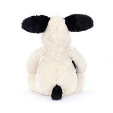 Bashful Rufferty Black & Cream Puppy - Medium