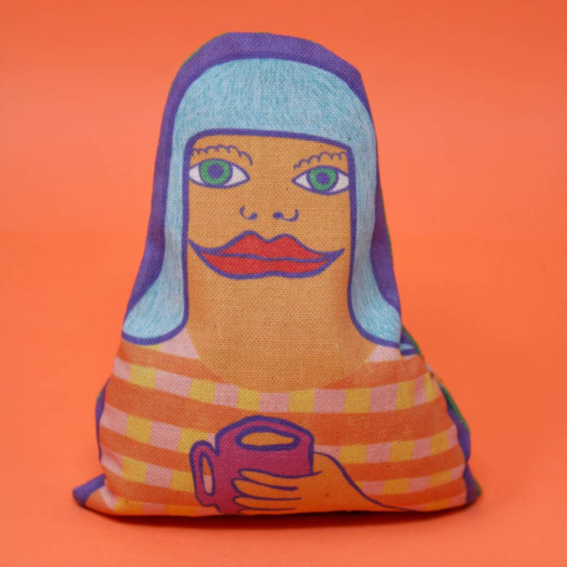Relaxed People Lavender Bag: Man - Purple Beard