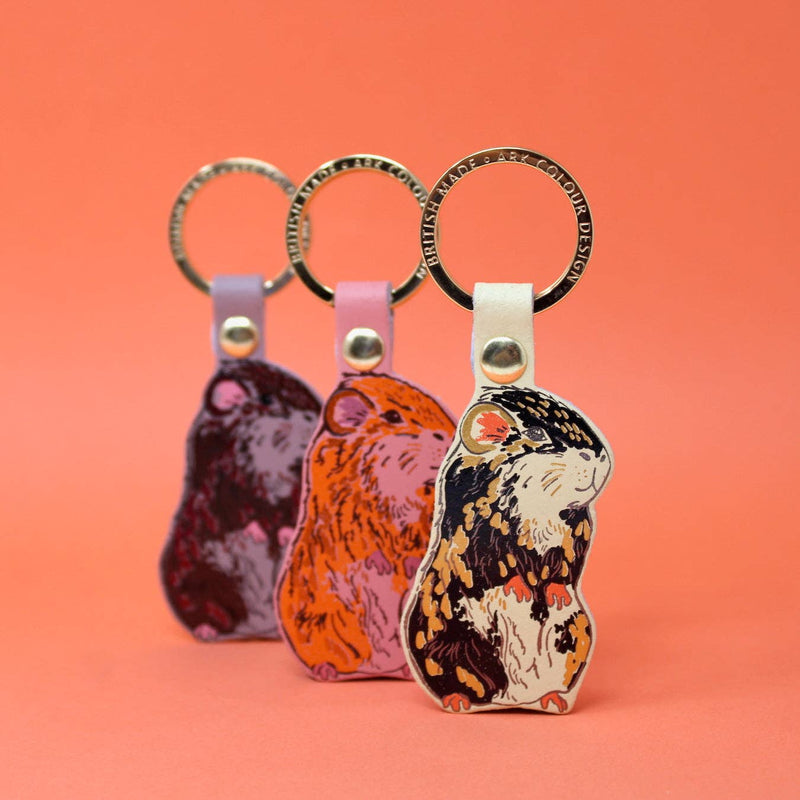 Guinea Pig Keyring - Nude