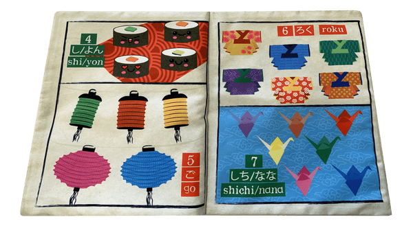 Nursery Times Crinkly Newspaper - Count to 10 in Japanese