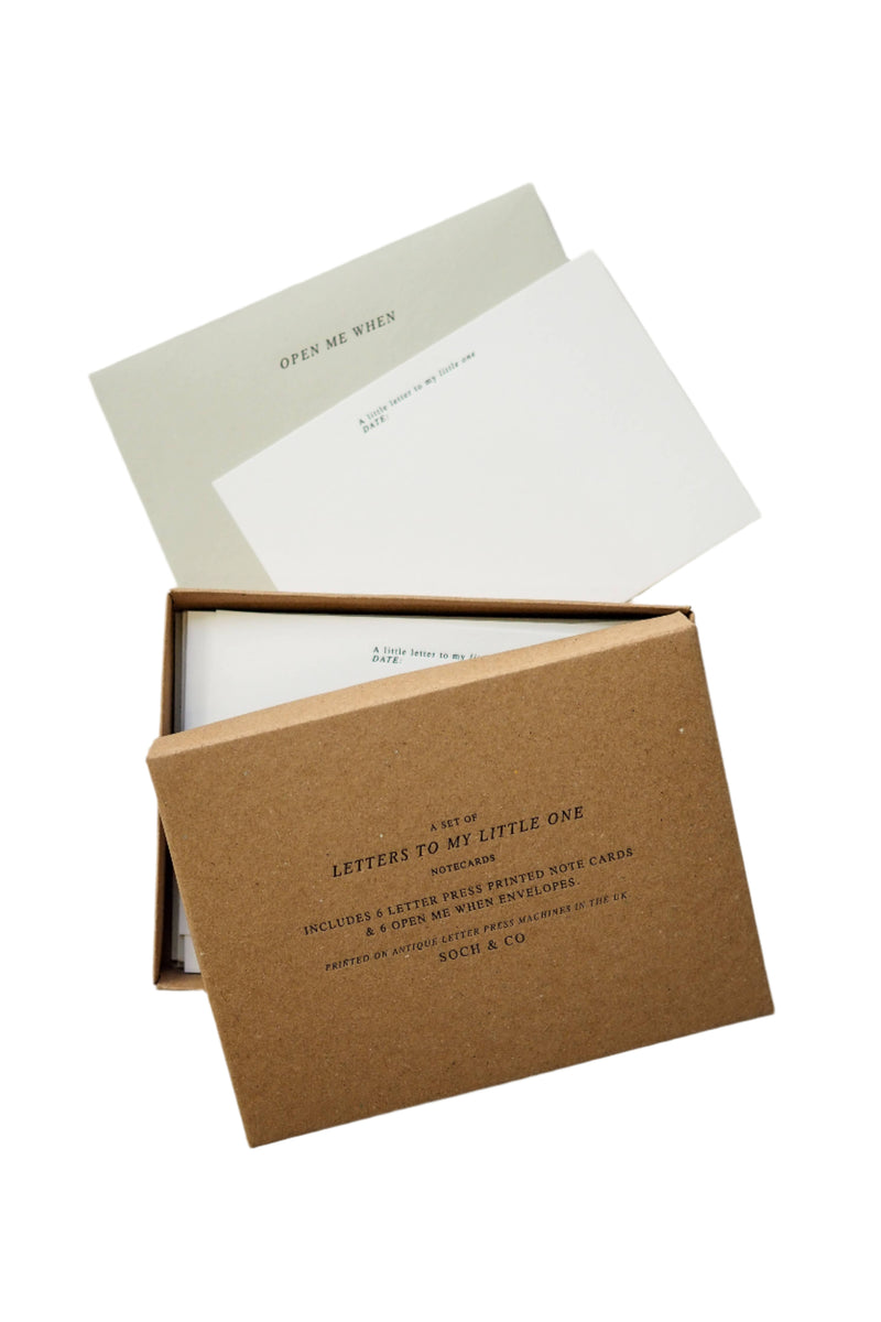 'Letters to My Little One' Notecard Set