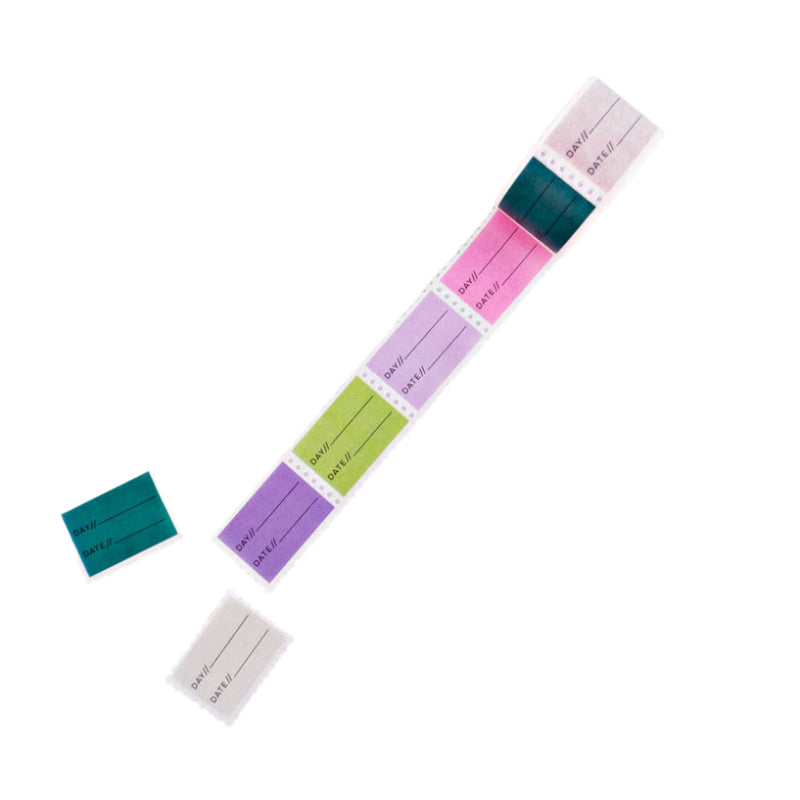 Day + Date Stamp Washi Tape