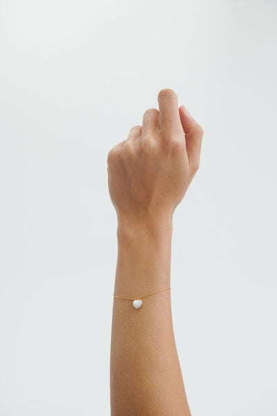 Ocean Heart Bracelet - Gold Plated