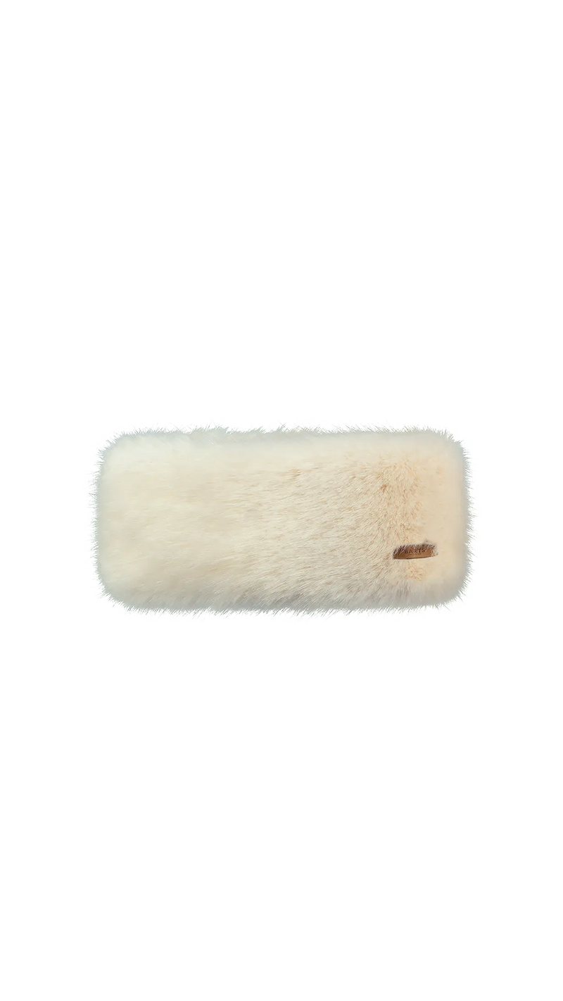 Fur Headband - White