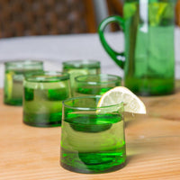 Nicola Spring - Merzouga Recycled Tumbler Glass 200ml Green
