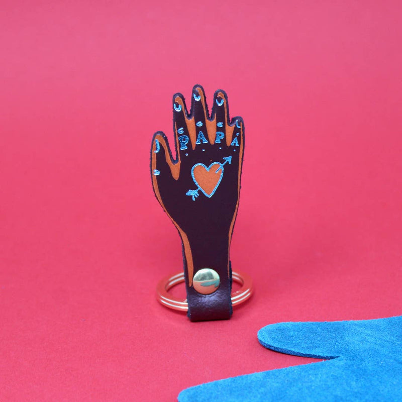 Papa Key Fob - Acid Green