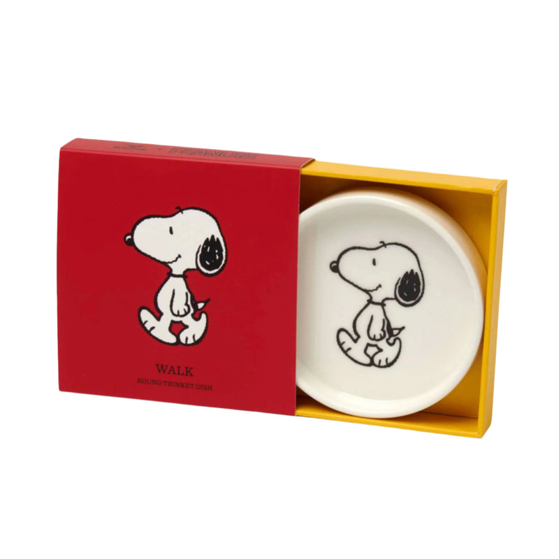 Peanuts Round Shaped Trinket Dish - Snoopy Walk