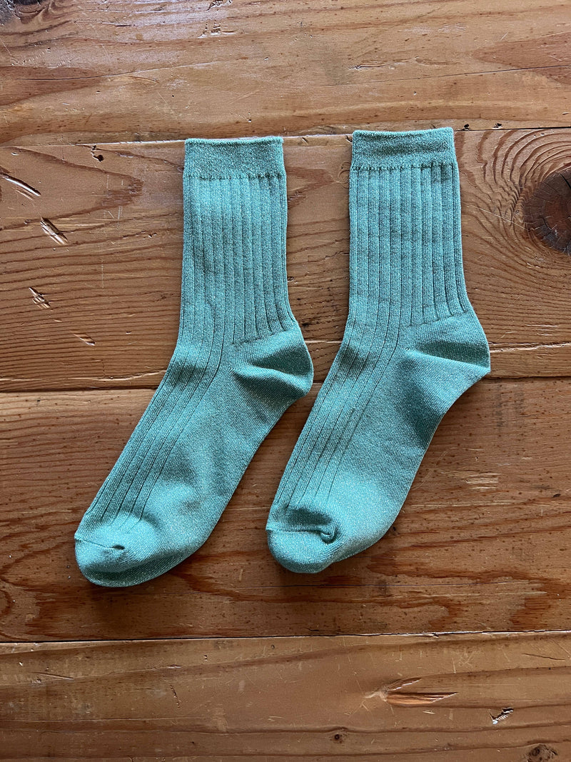 Her Socks - Pine Glitter