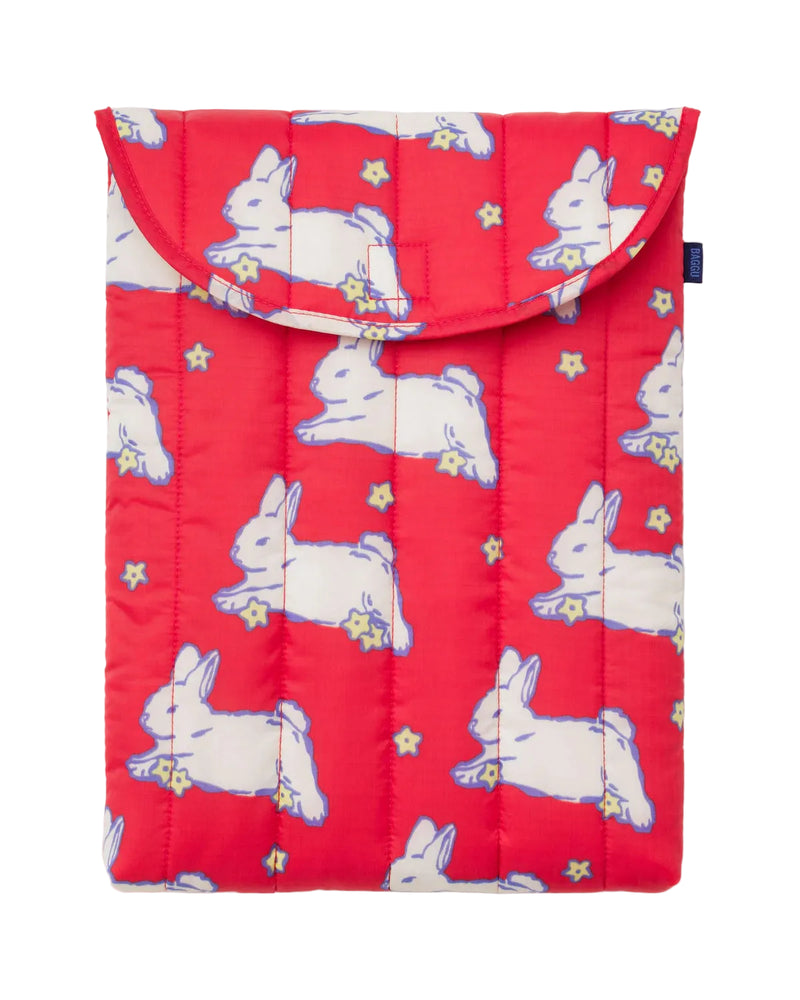 Puffy Laptop Sleeve 16” - Bunnies