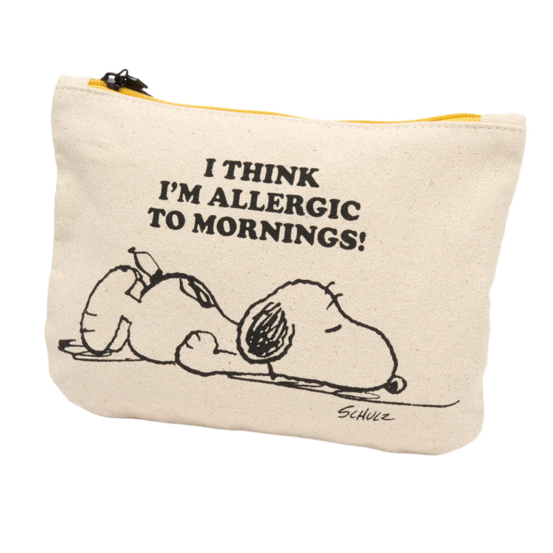 Peanuts Allergic To Mornings Pouch