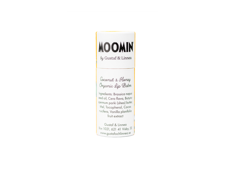 Moomin Organic Beeswax Lip Balm - Coconut & Honey