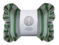 The Original Bath Pillow - Heritage Stripe Green