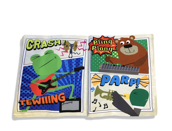 Crinkly Cloth Newspaper - Music Comic