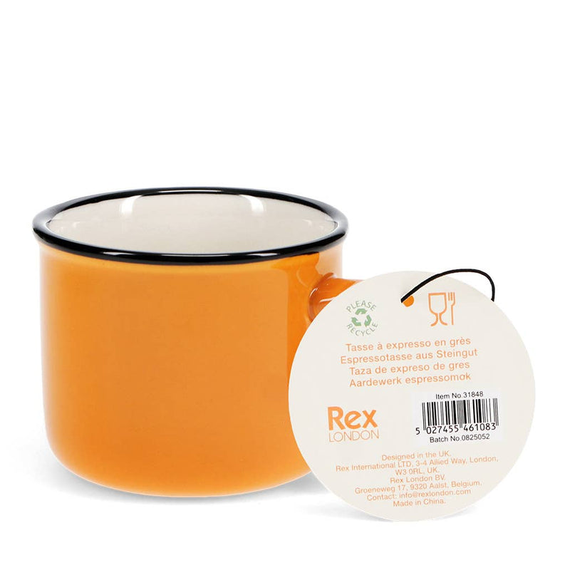 Stoneware Espresso Mug - Orange
