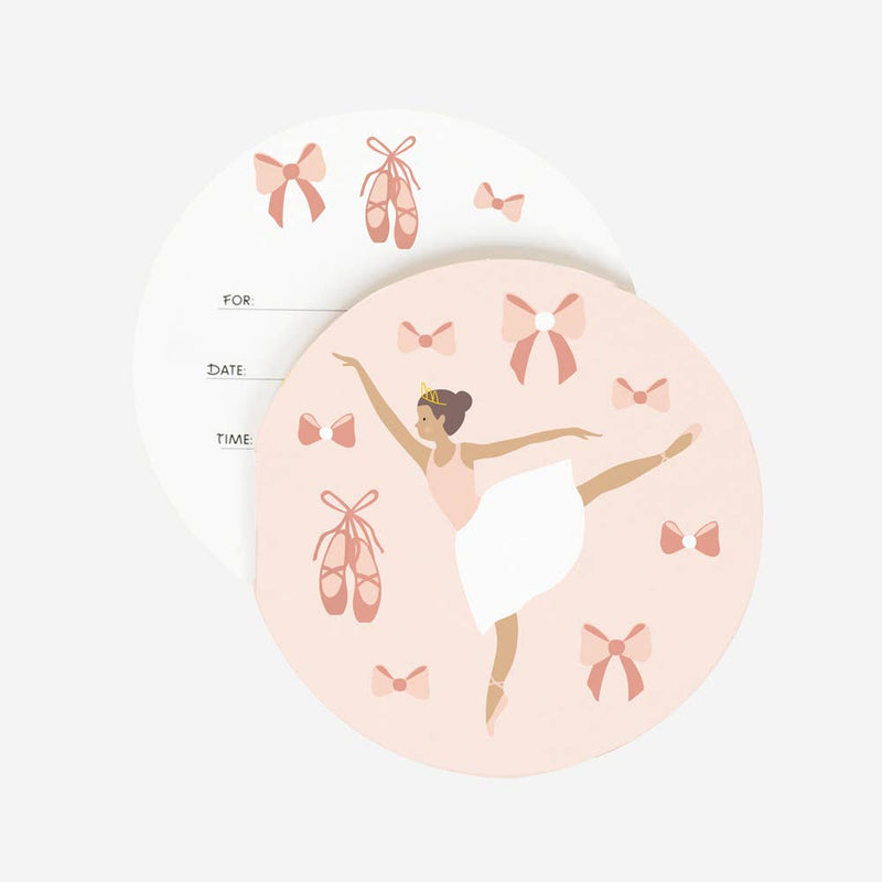 Party Invitations - Ballerina