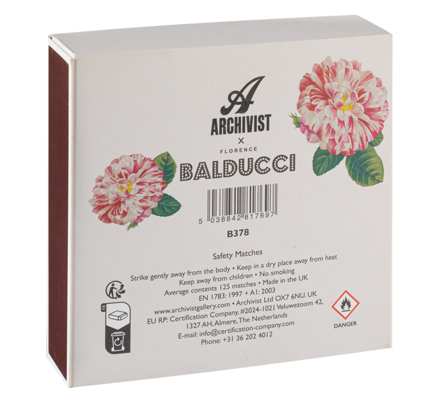 Rose Provin Petunia Matches | Square Matchboxes