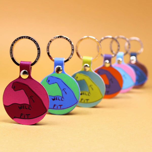 Well Fit Key Fob - Dark Turquoise