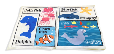 Crinkly Cloth Newspaper - Under the Sea