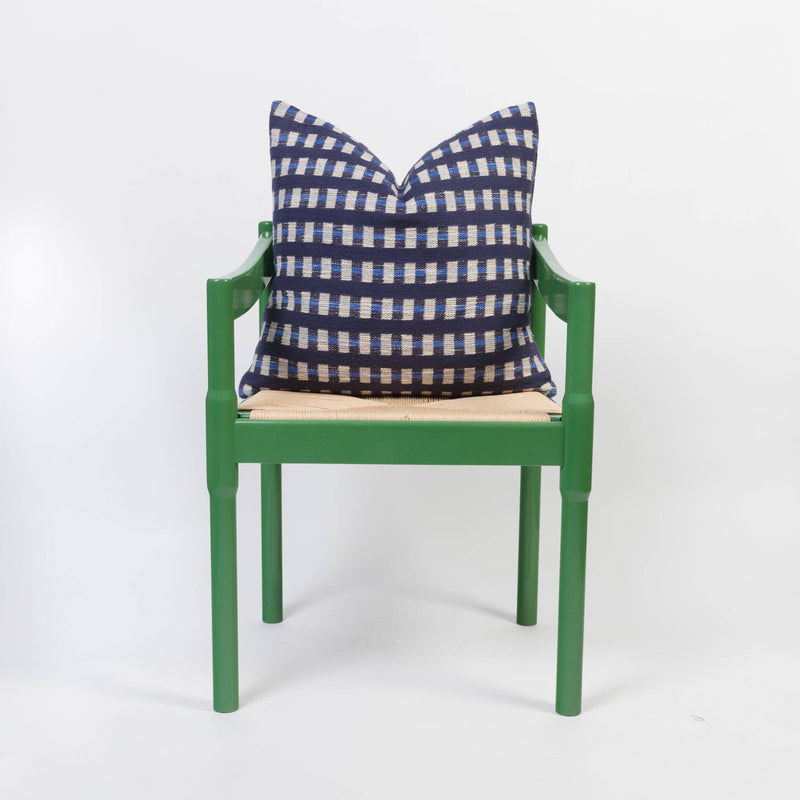 Cotton Woven Throw Pillow/Cushion Cover: Hila Cobalt