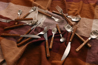 70's Cutlery - Wood - Set of 16