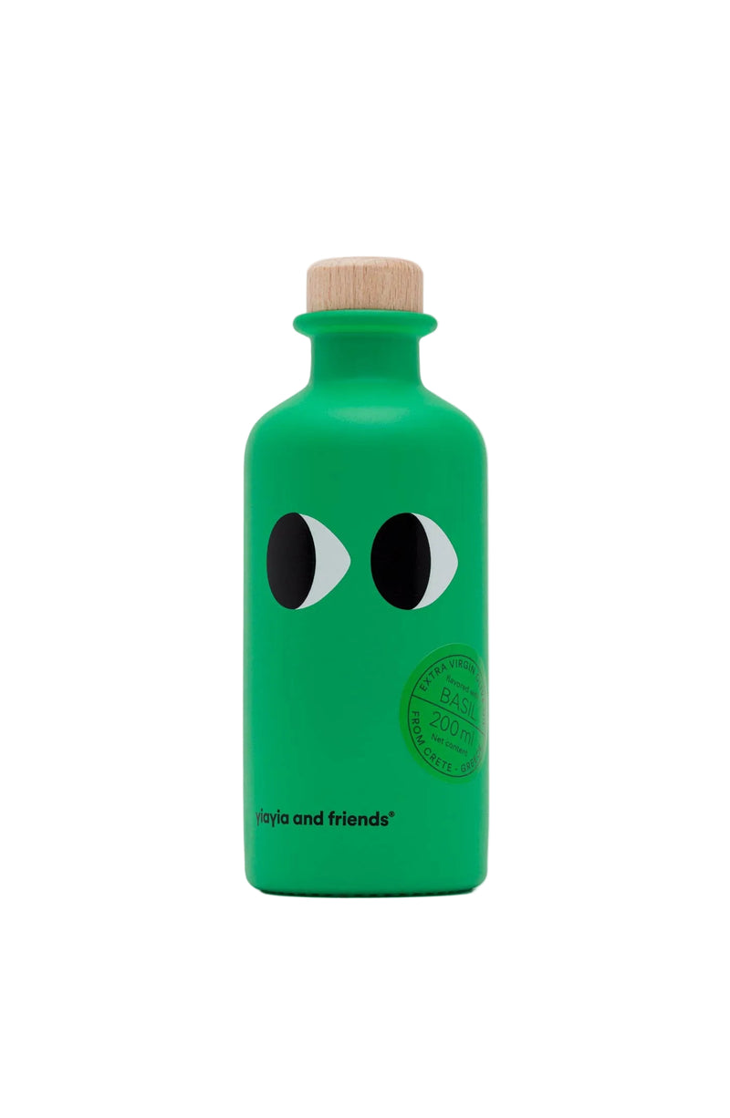 Extra Virgin Olive Oil with basil