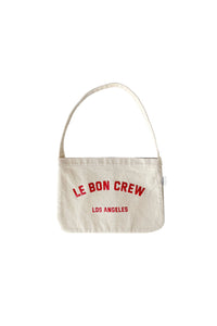 Petite Happy Carry Bag - Naturel & Red