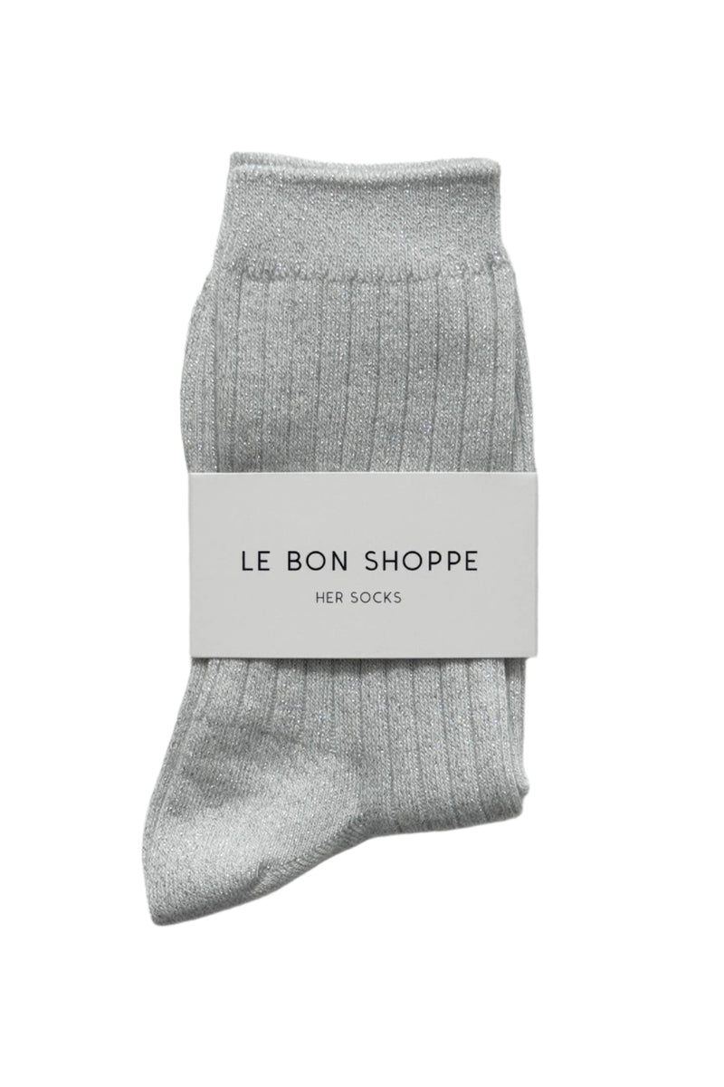 Her Socks - Snow White Glitter