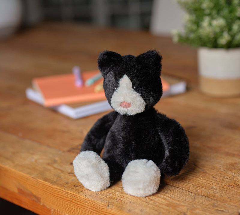 Puddy Kitten Raven Black Soft Plush Toy Teddy Bear
