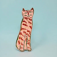 Cat Tails Bookmark - Black