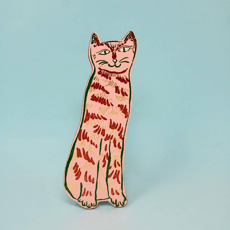 Cat Tails Bookmark - Black