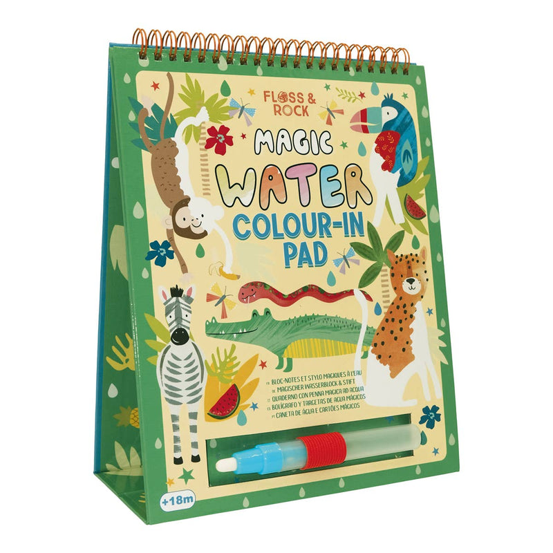Floss and Rock - UK - Magic Colour Changing Watercard Easel and Pen - Jungle