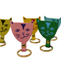 Cat Key Fob - Orange