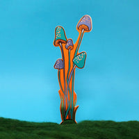 Mushroom Bookmark - Orange