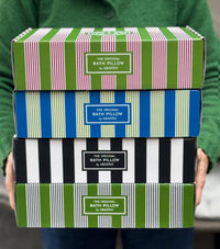 The Original Bath Pillow – Heritage Stripe Pink