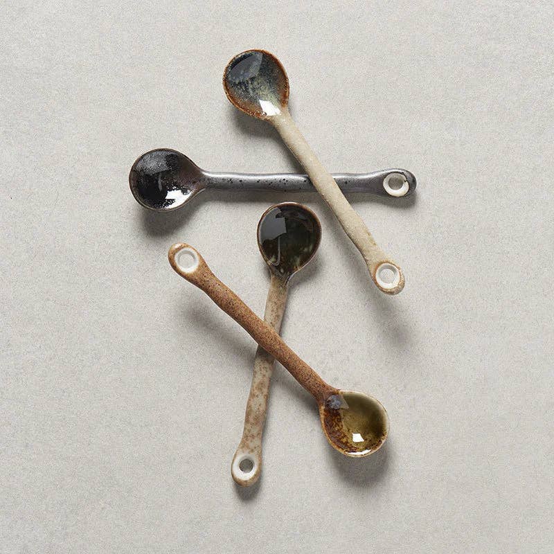 Black Speckle Spoon 12cm