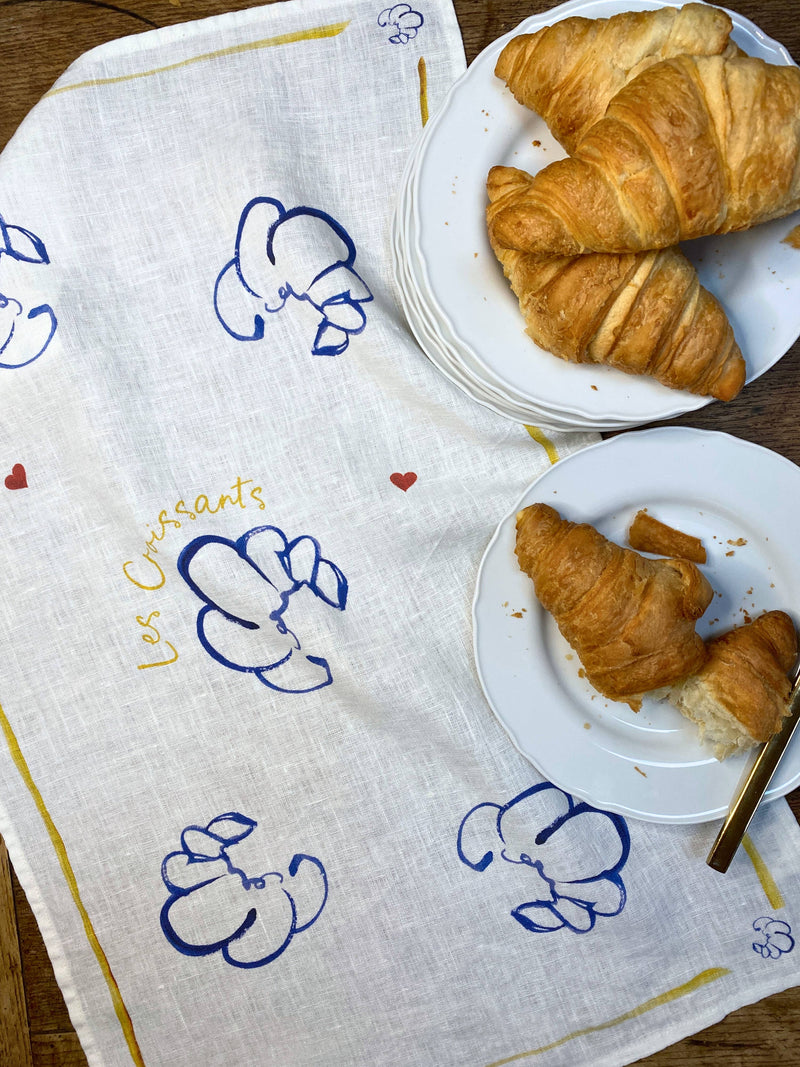 Croissants! Tea Towel