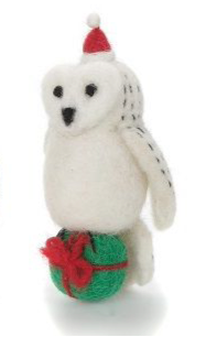 Mini Barn Hanging Decoration - Brown or Snowy