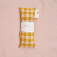 Botanique Workshop - Multi-Use Lavender Therapy Pillow: Linen Wes Gingham: Small