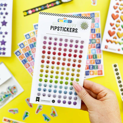 Puffy Emoji Rainbow Stickers