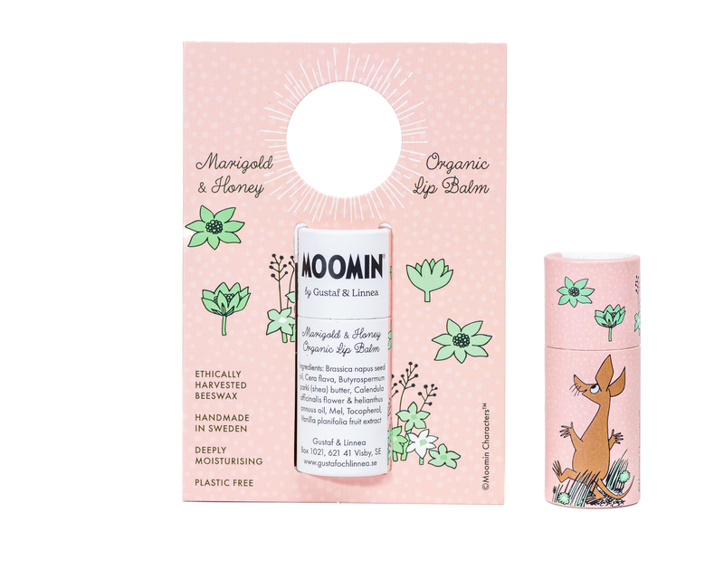 Moomin Organic Beeswax Lip Balm - Marigold & Honey